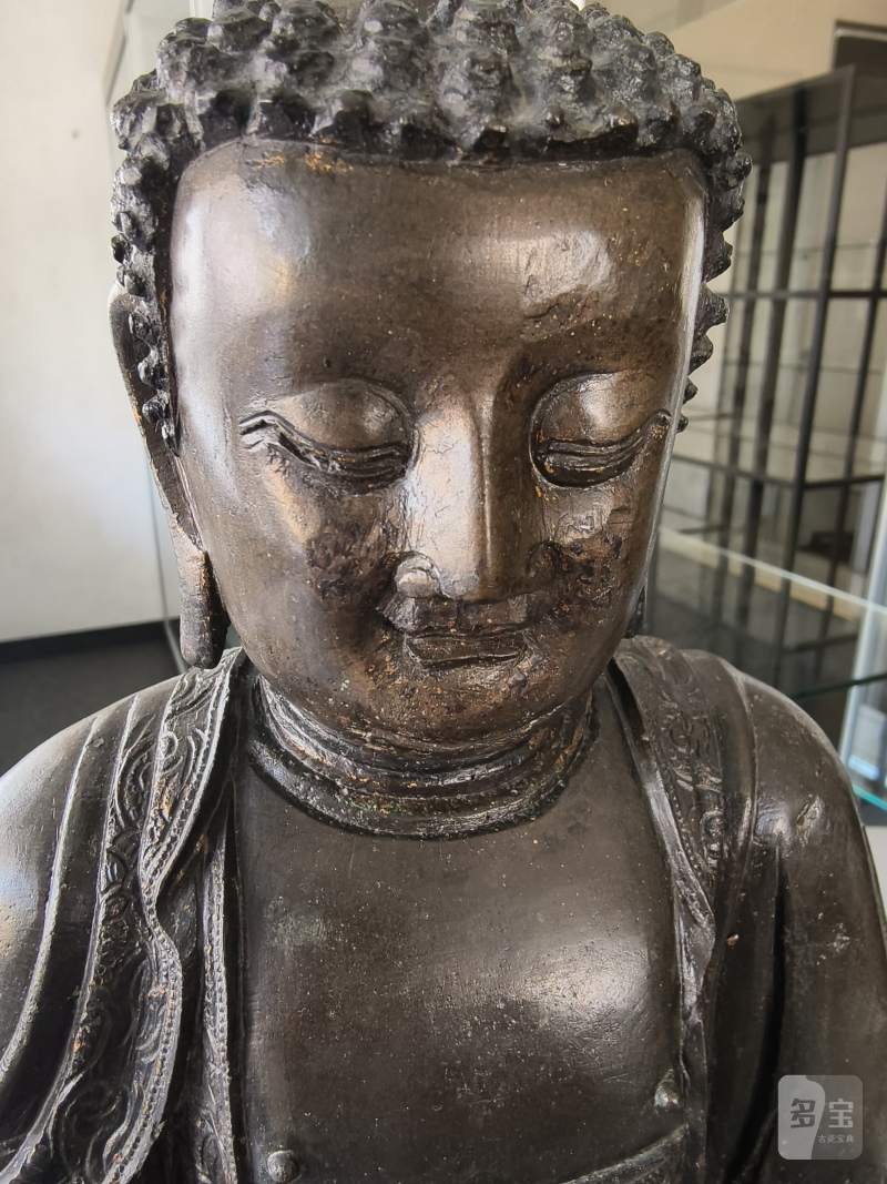 A BRONZE FIGURE OF BUDDHA SHAKYAMUNI - 图10